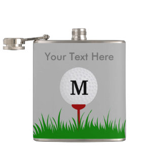 Petaca Frasco personalizado de la pelota de golf del