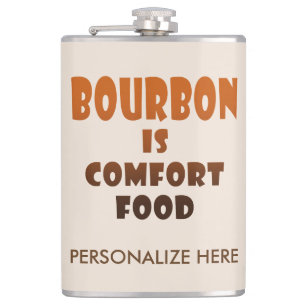 Petaca FRASCO PERSONALIZADO - EL BOURBON es Comida Reconf