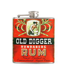 Petaca Frasco picador viejo de la etiqueta de la botella