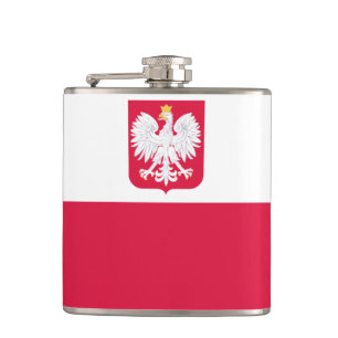 Petaca Frasco polaco de la bandera