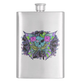 Petaca Frasco Premium Calavera Batwing
