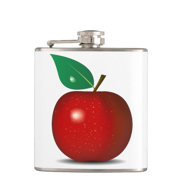 Petaca Frasco rojo quebradizo de Apple (Anverso)