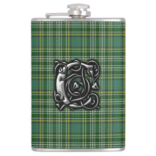 Petaca Frasco viejo de Escocia del tartán de Currie del