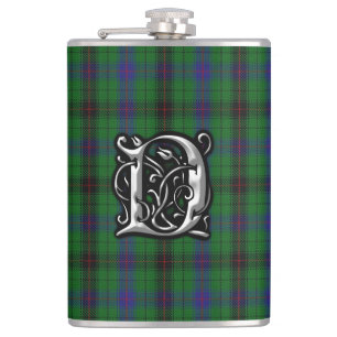 Petaca Frasco viejo de Escocia del tartán de Davidson de