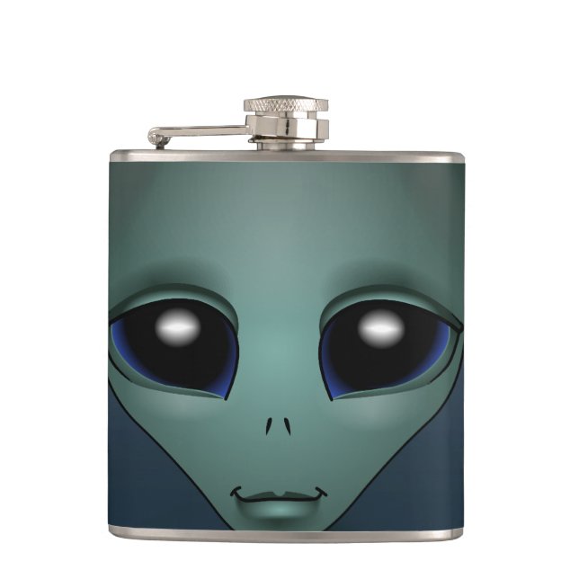 Petaca Frascos Alien Flask Alien Gray Drink Flask Persona (Anverso)