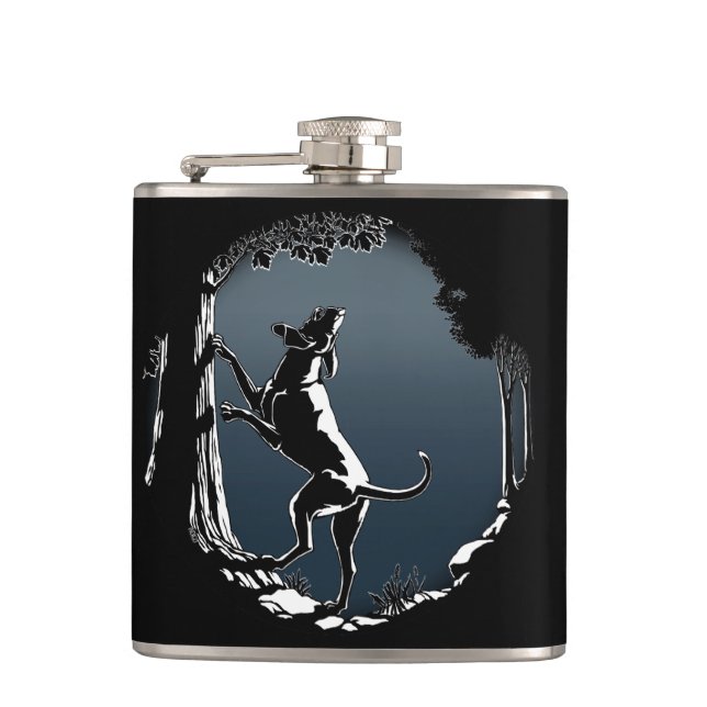 Petaca Frascos de encargo de la bebida del perro de caza (Anverso)