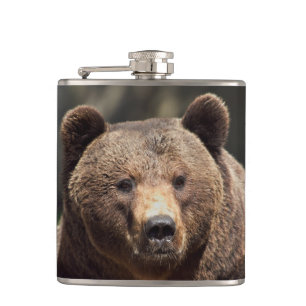 PETACA FRASCOS DEL DÍA DEL PADRE DEL OSO GRIZZLY