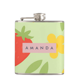 Petaca Fruta Personalizada de Fresa Limón Arándano Azul