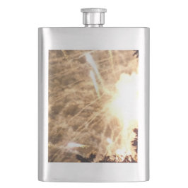 Petaca Fuegos artificiales 15 matraz de acero inoxidable