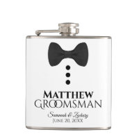 Fun Black Bow Tie Tuxedo Groomsman Boda