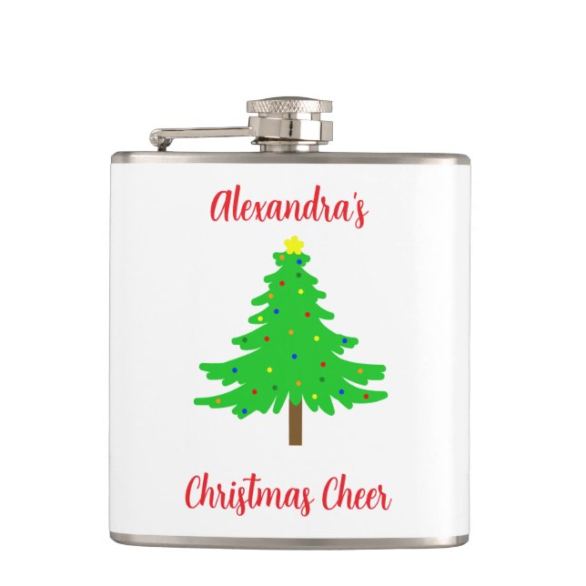 Petaca Fun Festive Merry Christmas Trees (Anverso)