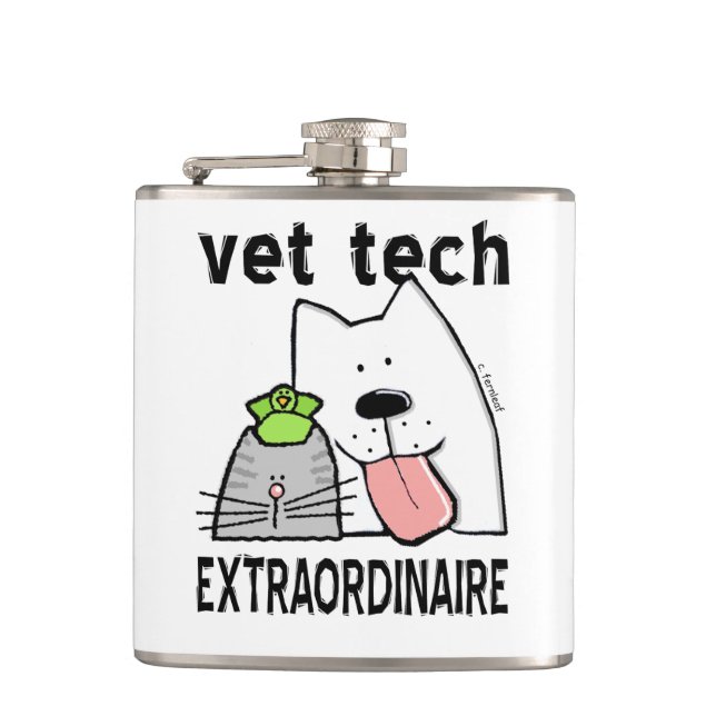 Petaca Fun Vet Tech Extraordinaire (Anverso)