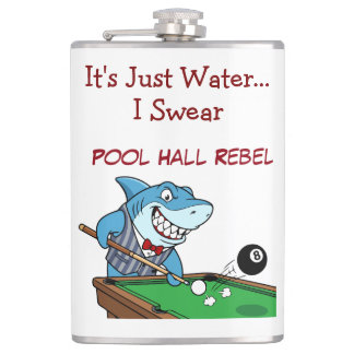 Petaca Funny Billiards Shark Rebel Liquid Flask
