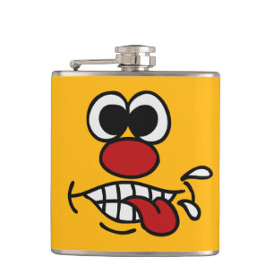 Petaca Funny Face personalizado flask
