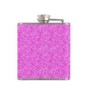 Petaca Funny Flask Flask purpurina de oro