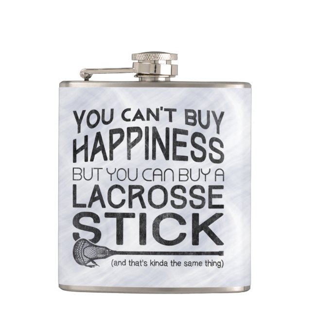 Petaca Funny Lacrosse Design (Anverso)