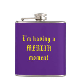 Petaca Funny mago Vinyl Wrapped Flask