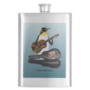 Petaca Funny Penguin Busking