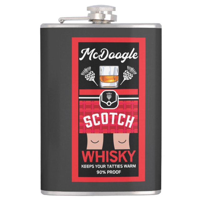 Petaca Funny Scotch Whisky (Anverso)