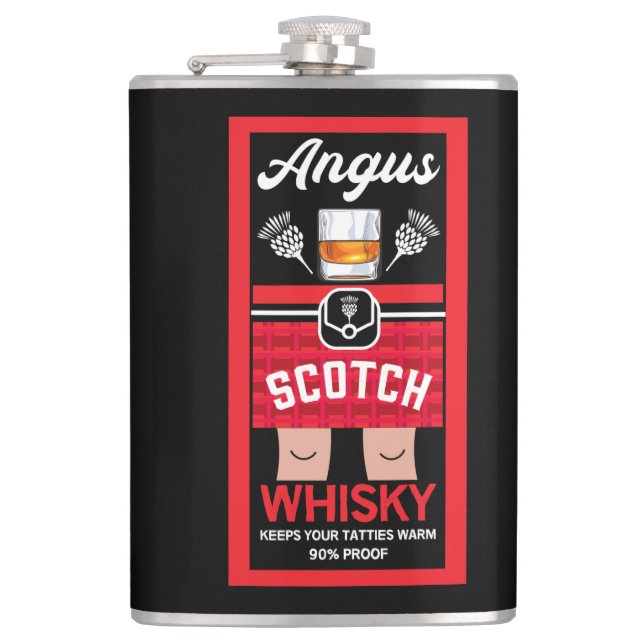 Petaca Funny Scotch Whisky (Anverso)