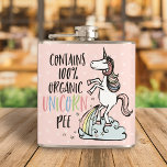 Petaca Funny Unicorn - Unicornio Orgánico<br><div class="desc">Funny Unicorn Flask - Algunos dicen que el alcohol es más saludable que las lágrimas mágicas de unicornio. Entonces, ¿dónde estamos en la oreja de unicornio? Averigua y descoge a tus amigos y compañeros de trabajo con este divertido matamoscas de oreja de unicornio 100% orgánico. Todos los ojos estarán puestos...</div>
