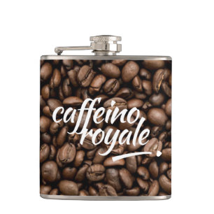 Petaca Funny Witty Pun Caffeino Royale