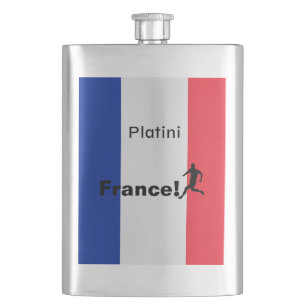 Petaca Fútbol Francia, personalizable