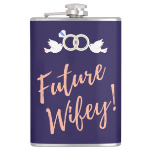 Petaca Future Wifey Amor Pájaros   