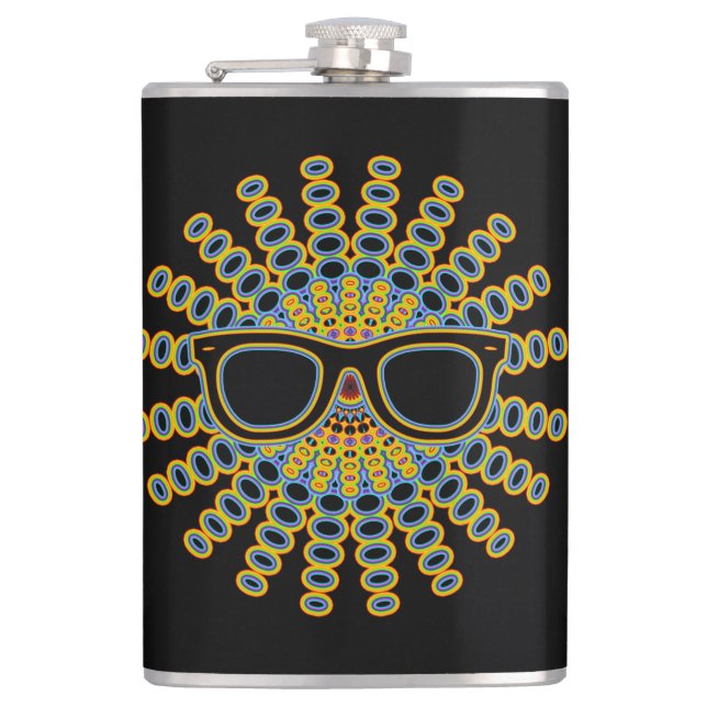 Petaca Gafas de nerd soleadas + tu trasero. e ideas (Anverso)