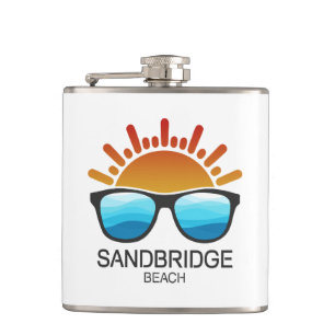 Petaca Gafas de sol de Sandbridge Beach Virginia