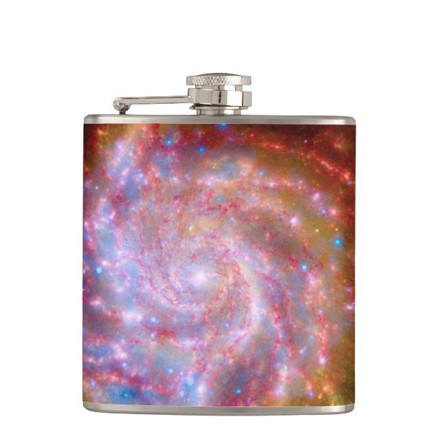 Petaca Galaxia espiral Messier 101 - Foto del telescopio  (Anverso)