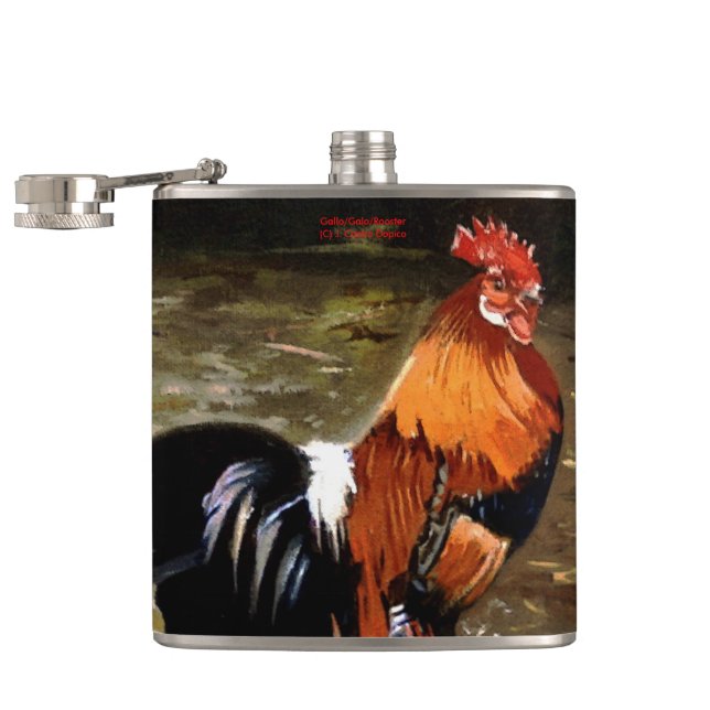 Petaca Gallo/Galo/Rooster (Abierto)
