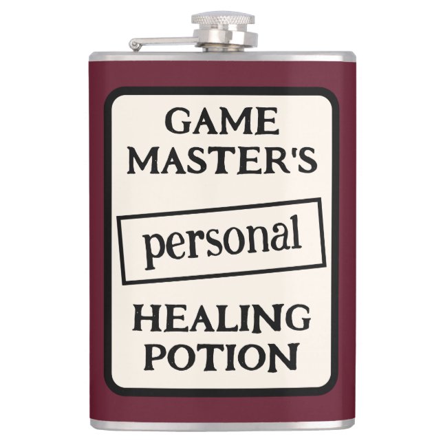 Petaca Game Master's Healing Potion Vinyl Wrapped Flask (Anverso)