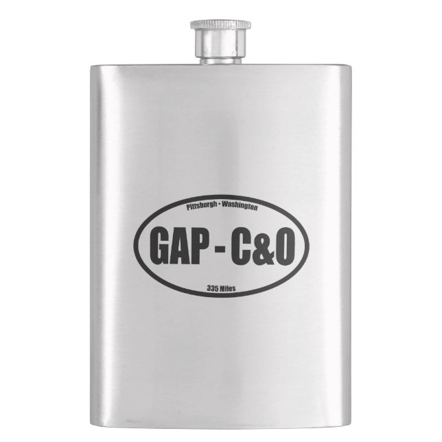 Petaca GAP: Oval de rumbo de C&O (Anverso)