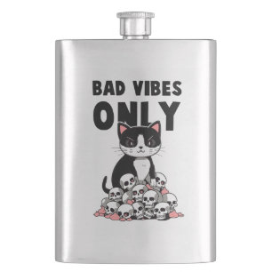 Petaca Gato de Edgy- Sólo Vibes Malas