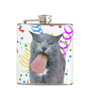 Petaca ¿Gato de fiesta te ha comido la lengua?