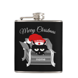 Petaca Gato de Navidades divertidos