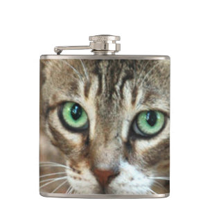Petaca Gato de ojos verdes