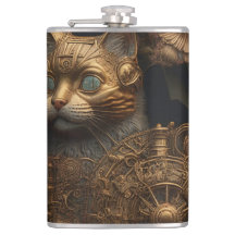 Gato de oro gótico Steampunk