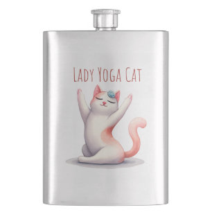 Petaca Gato Yoga Pose - Gato Lady Yoga