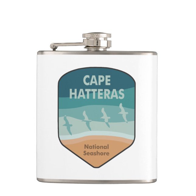 Petaca Gaviotas marinas nacionales de Cape Hatteras (Anverso)