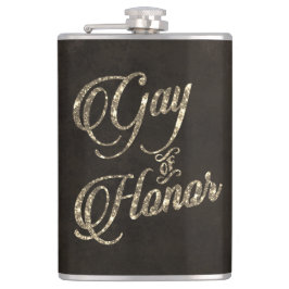 Petaca Gay of Honor Bar | Partido Británico Keepsake Gold