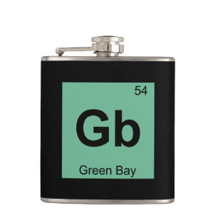 Petaca Gb - Green Bay Wisconsin Química Tabla Periódica