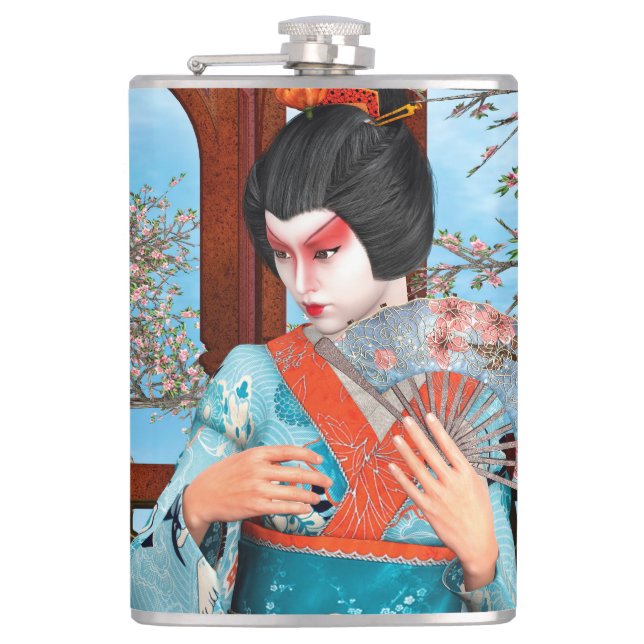 Petaca Geisha (Anverso)