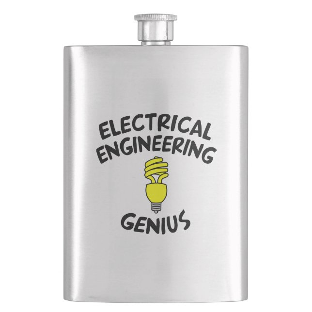 Petaca Genio de ingeniería eléctrica (Anverso)