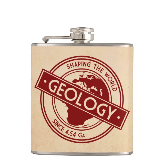 Petaca Geología - La configuración del logotipo mundial ( (Anverso)