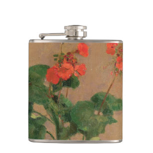 Petaca Geranios en un pote, c.1905 (aceite en lona)