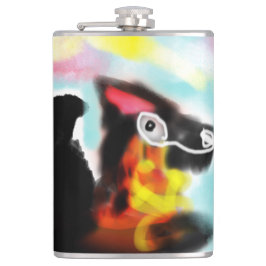 Petaca German Shepherd  colorful