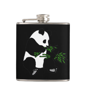 Petaca Gigante Panda come negro bambú