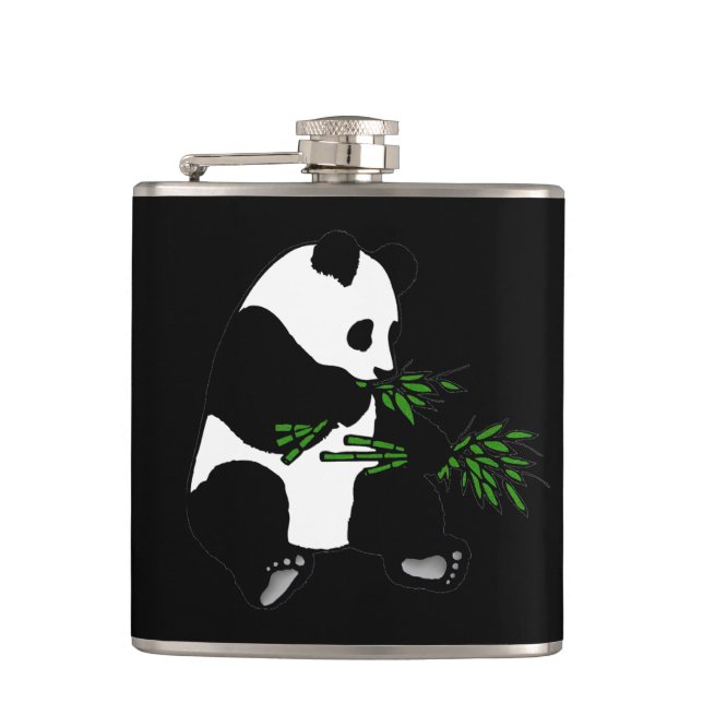 Petaca Gigante Panda come negro bambú (Anverso)